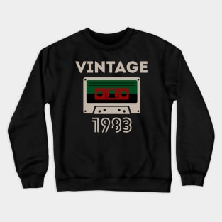 Vintage Cassette Tape - 1983 Crewneck Sweatshirt